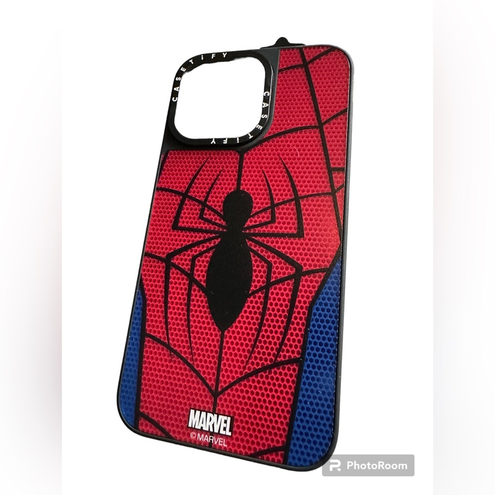 iPhone 15 Pro Max Spider-Man Casetify case.